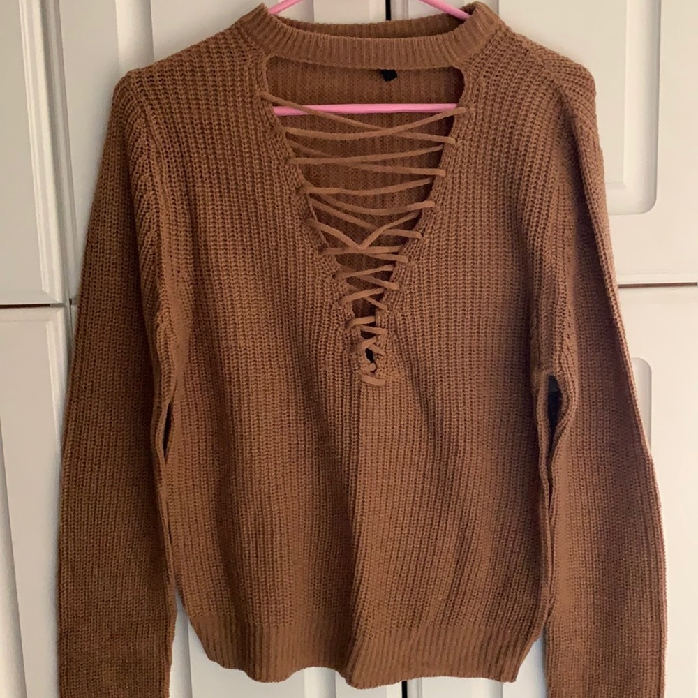 Tan sweater